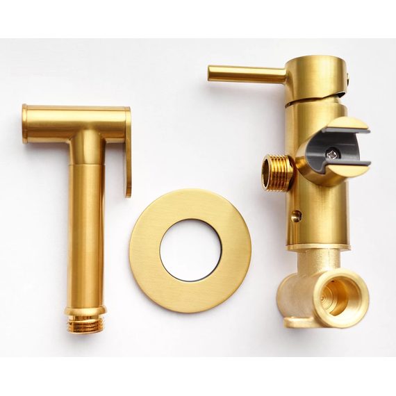 Гигиенический душ CeramaLux KRS/007, золото матовое, Цвет производителя: матовое золото - фото 3