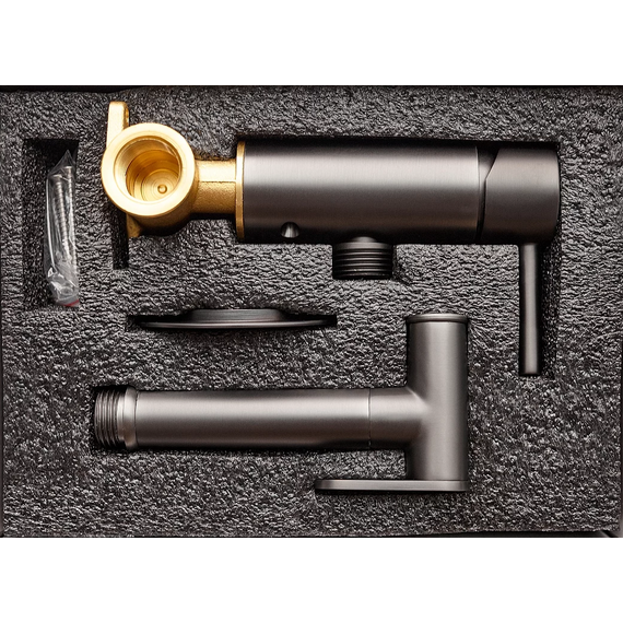 Гигиенический душ CeramaLux KRS/008, оружейная сталь, Цвет производителя: оружейная сталь - фото 3