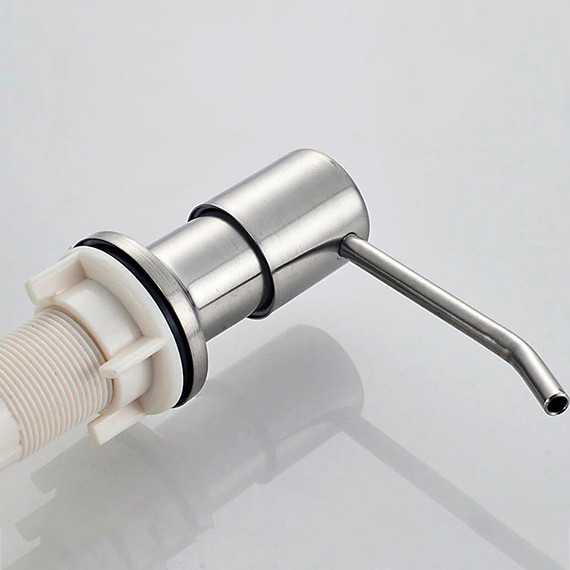 Дозатор для жидкого мыла Ledeme L405-1, цвет сатин - фото 3