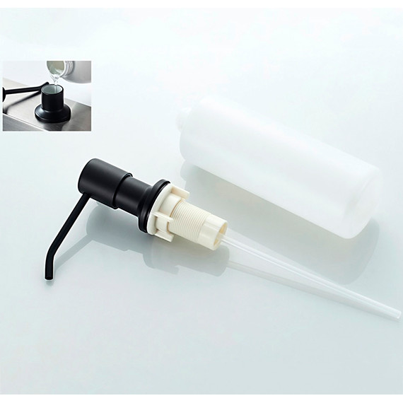 Дозатор для жидкого мыла Ledeme L405F, цвет чёрный - фото 4