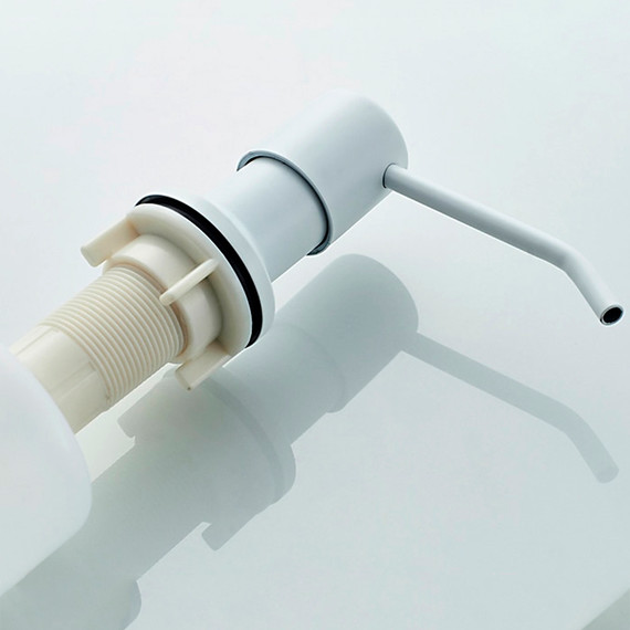Дозатор для жидкого мыла Ledeme L405H, цвет белый - фото 4