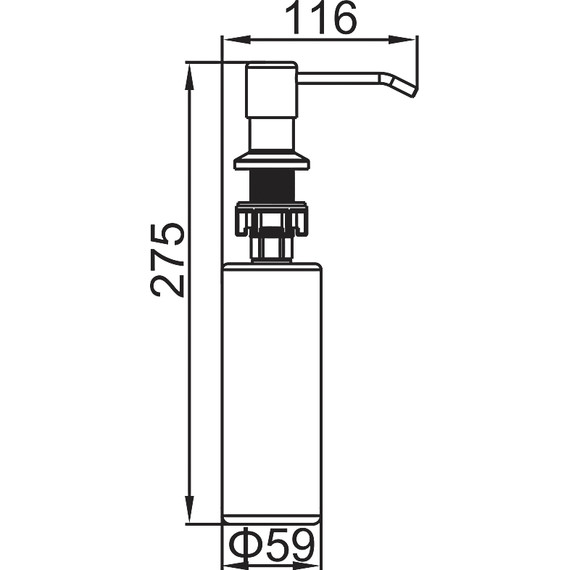 Дозатор для жидкого мыла Ledeme L405K, цвет бежевый - фото 7