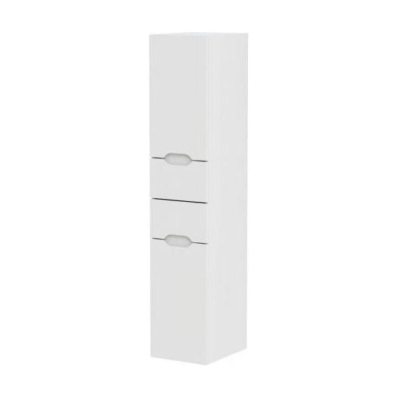 Комплект мебели Mirsant Soho Quadro 80/2 см c доводчиком (тумба + зеркало + пенал) - фото 10