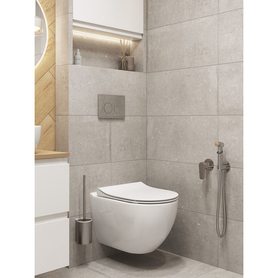 Инсталляция с подвесным унитазом комплект: Cersanit LINK PRO LP 64916 с подвесным унитазом Brasko Smart CO DPL EO SLIM сиденье дюропласт, крепление - фото, картинка 5 Инсталляция с подвесным унитазом комплект: Cersanit LINK PRO LP 64916 с подвесным унитазом Brasko Smart CO DPL EO SLIM сиденье дюропласт, крепление - фото 5