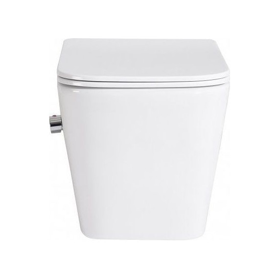 Инсталляция с подвесным унитазом комплект: Grohe Rapid SL 38772001+38732WM0 с подвесным безободковым унитазом-биде BelBagno Due BB3103CHR-BS/SC сиденье микролифт, крепление, кнопка смыва белый матовый, Цвет производителя: белый матовый - фото 16