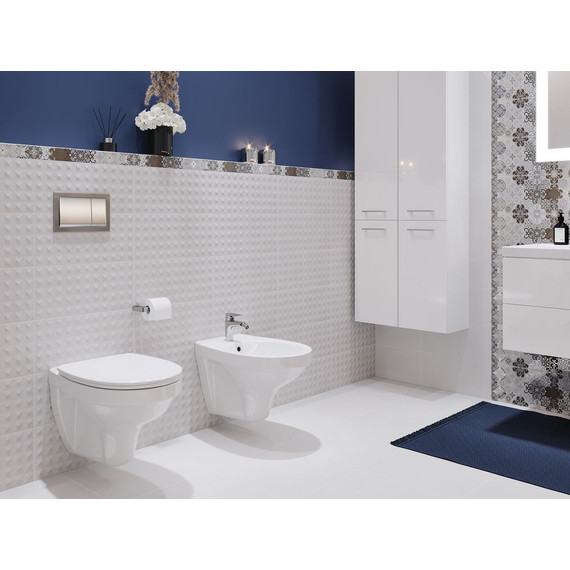 Инсталляция с подвесным унитазом Cersanit Delfi (кнопка хром глянцевый) - фото 7