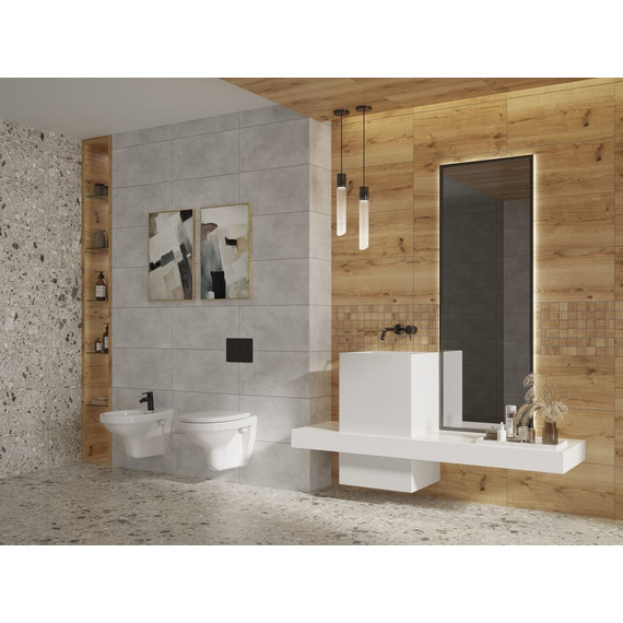 Инсталляция с подвесным унитазом Cersanit Delfi (кнопка хром глянцевый) - фото 9