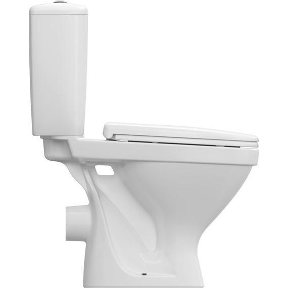 Унитаз компакт Cersanit TRENTO KO-TR011-3/6-PL-w с крышкой микролифт - фото, картинка 8 Унитаз компакт Cersanit TRENTO KO-TR011-3/6-PL-w с крышкой микролифт - фото 8