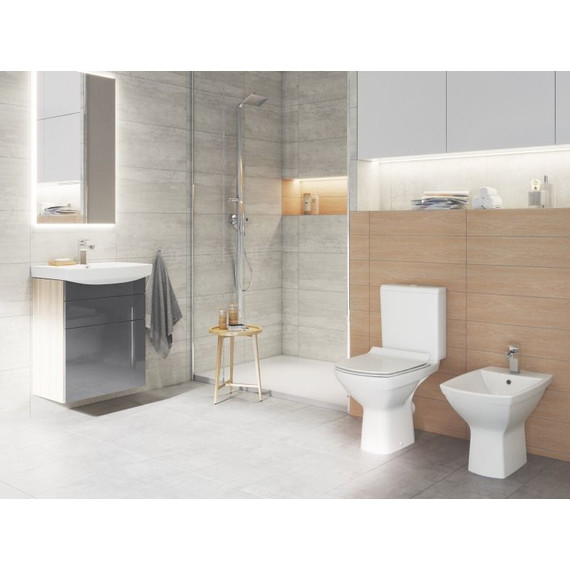 Унитаз-компакт Cersanit Carina СLEAN ON 011 3/5 с крышкой микролифт - фото, картинка 13 Унитаз-компакт Cersanit Carina СLEAN ON 011 3/5 с крышкой микролифт - фото 13