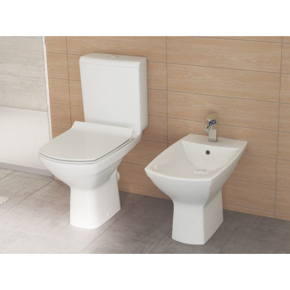 Унитаз-компакт Cersanit Carina СLEAN ON 011 3/5 с крышкой микролифт - фото, картинка 14 Унитаз-компакт Cersanit Carina СLEAN ON 011 3/5 с крышкой микролифт - фото 14