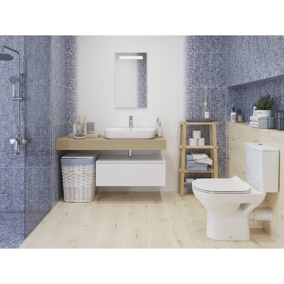 Унитаз-компакт Cersanit CITY NEW CLEAN ON с крышкой микролифт - фото 8