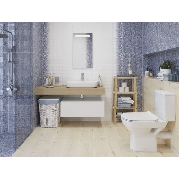 Унитаз-компакт безободковый Cersanit Colour KO-COL011-3/5-COn-DL с крышкой микролифт - фото, картинка 12 Унитаз-компакт безободковый Cersanit Colour KO-COL011-3/5-COn-DL с крышкой микролифт - фото 12