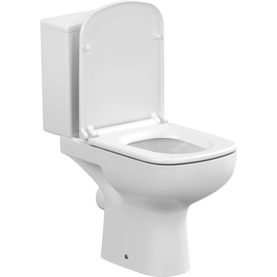 Унитаз-компакт безободковый Cersanit Colour KO-COL011-3/5-COn-DL с крышкой микролифт - фото, картинка 4 Унитаз-компакт безободковый Cersanit Colour KO-COL011-3/5-COn-DL с крышкой микролифт - фото 4