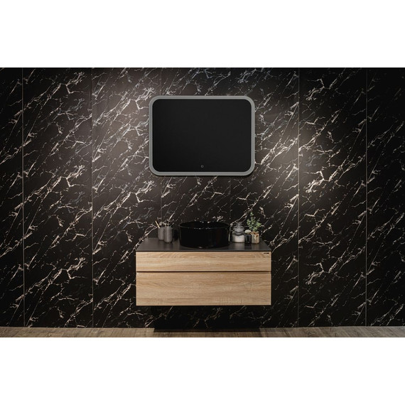 Зеркало Azario Стив Led 91 см (с подсветкой и сенсорным выключателем) - фото 2