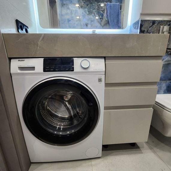 Дизайнерская раковина из керамогранита 60х60 см, цвет индивидуальный - фото 10