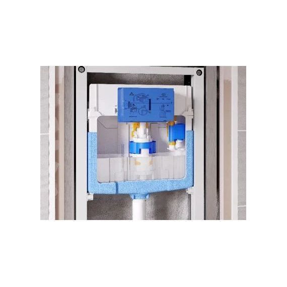 Инсталляция с подвесным унитазом комплект: Ideal Standard Prosys Frame 120 M R020467 с подвесным безободковым унитазом Taliente Amato AM25010 сиденье микролифт, крепление - фото 4