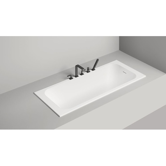 Ванна каменная Salini Orlanda Kit 180х80 см 102112G (S-Sense) покрытие ванны глянцевое (с монолитным экраном) - фото 11