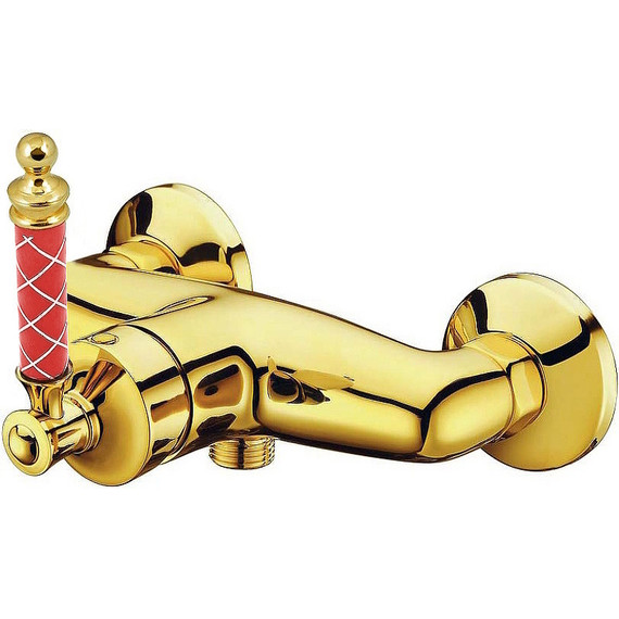Смеситель для душа Boheme Vogue 214-MR-R, gold-red - фото 