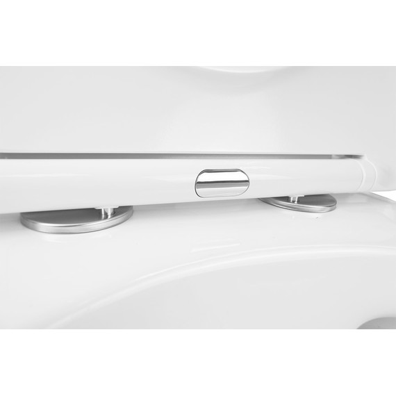 Инсталляция с подвесным унитазом комплект: Grohe Solido 38811KF0 с подвесным безободковым унитазом Azario Grado AZ-0046 SP сиденье микролифт, крепление, кнопка смыва чёрная матовая, Цвет производителя: чёрный матовый - фото 11