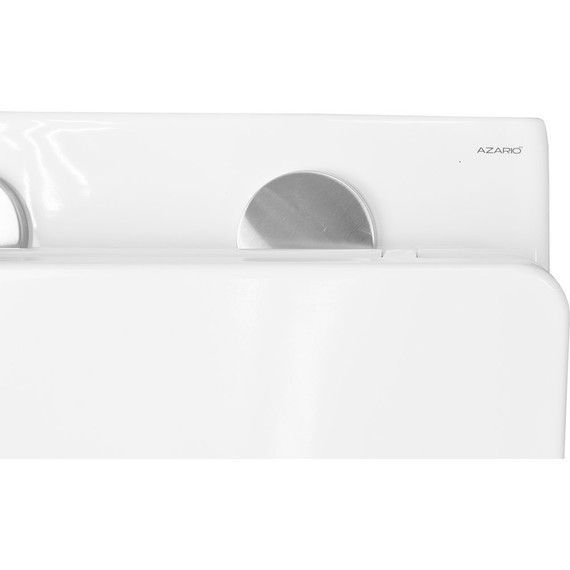 Инсталляция с подвесным унитазом комплект: Grohe Solido 38811KF0 с подвесным безободковым унитазом Azario Grado AZ-0046 SP сиденье микролифт, крепление, кнопка смыва чёрная матовая, Цвет производителя: чёрный матовый - фото 13