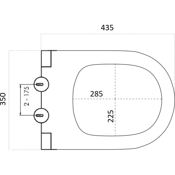 Сиденье с крышкой для унитаза Boheme Avva Bello микролифт 976-B, чёрный - фото 2