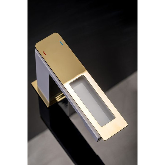 Смеситель для раковины Boheme Q 141-WG, белый - фото 2