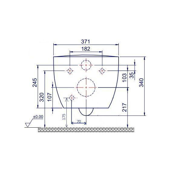 Унитаз-биде подвесной безободковый Boheme Bianca 963-SET-2-W с крышкой микролифт - фото 3