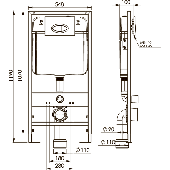 Инсталляция для унитаза Boheme 666 - фото 3