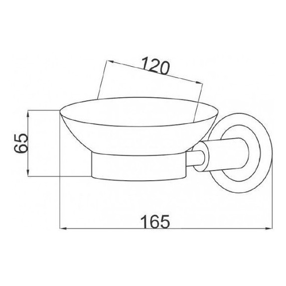 Мыльница Boheme Murano Crome 10903-B-CR, chrome - фото 2