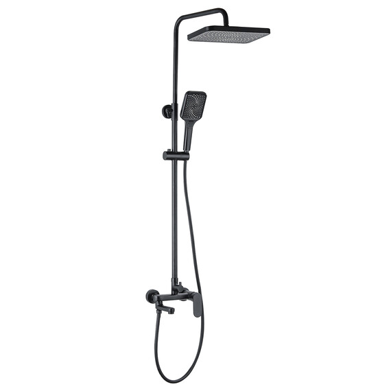 Душевая стойка Azario Arizona AZ-20BS, черный, Цвет производителя: чёрный - фото 