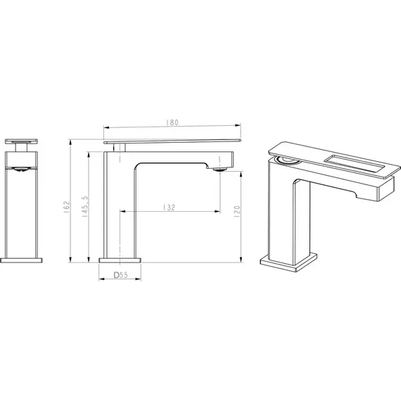 Смеситель для раковины Boheme Q 141-WUW.2, белый - фото 2