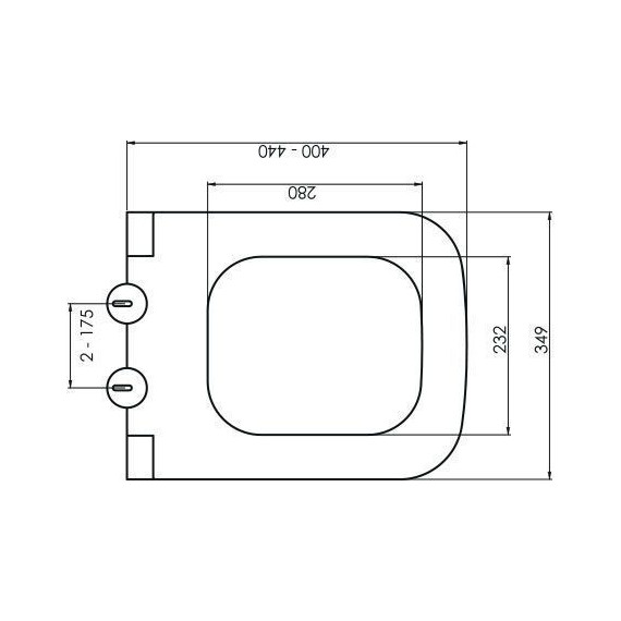 Сиденье с крышкой для унитаза Boheme Avva Bello микролифт 975-W - фото 2
