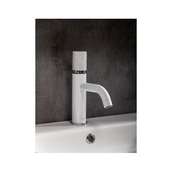 Смеситель для раковины Boheme Stick 121-W-MR-WHITE, белый - фото 