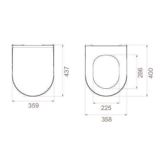 Сиденье с крышкой для унитаза Boheme Bianca микролифт 966-W - фото 2