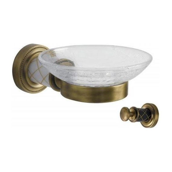 Мыльница Boheme Murano Bronze 10903-B-BR, бронза - фото 