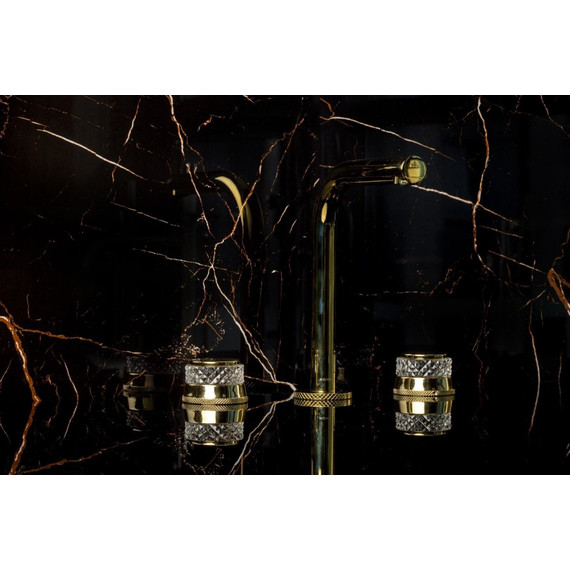 Смеситель для раковины Boheme Aura 152-G-A, золото, Цвет производителя: золото - фото 3