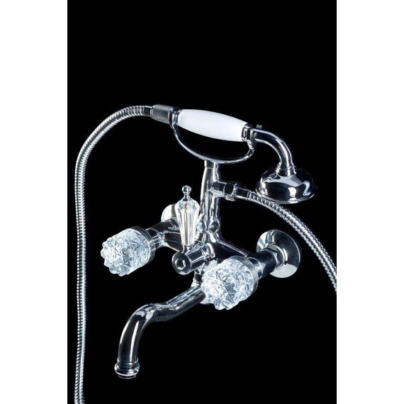 Смеситель для ванны Boheme Crystal 273-CRST, chrome - фото 2