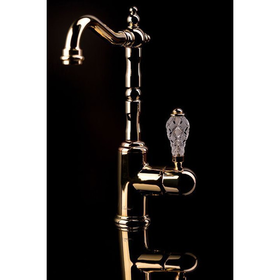 Смеситель для раковины высокий Boheme Crystal 262-CRST, chrome - фото 5