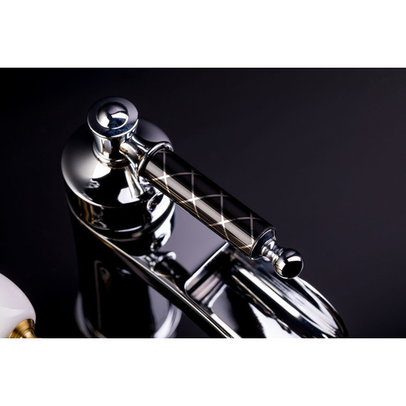 Смеситель для ванны Boheme Vogue Crystal 223-CRST, chrome - фото 4