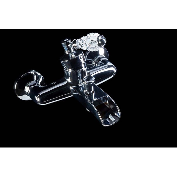 Смеситель для ванны Boheme Vogue Crystal 223-CRST, chrome - фото 2