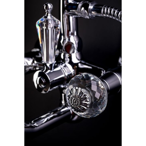 Смеситель для раковины Boheme Flora 277-FL, chrome - фото 2