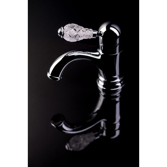 Смеситель для раковины высокий Boheme Crystal 302-CRST, бронза - фото 3