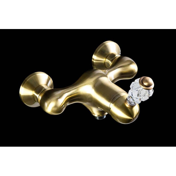 Смеситель для душа Boheme Crystal 304-CRST, бронза - фото 2
