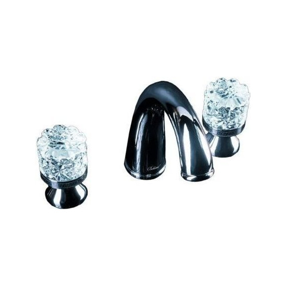 Смеситель для раковины Boheme Crystal 277-CRST/2, chrome - фото 