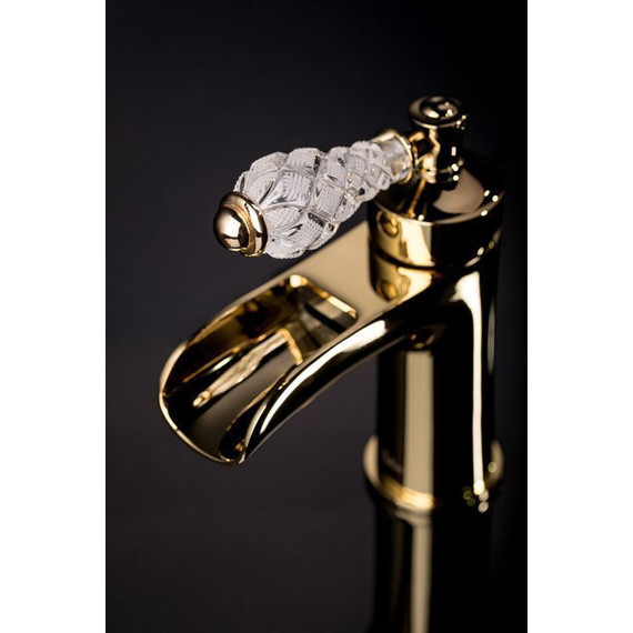 Смеситель для душа Boheme Crystal 284-CRST, бронза - фото 4