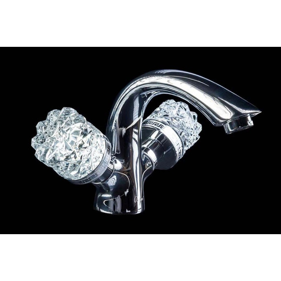 Смеситель для раковины Boheme Crystal 271-CRST, chrome - фото 2