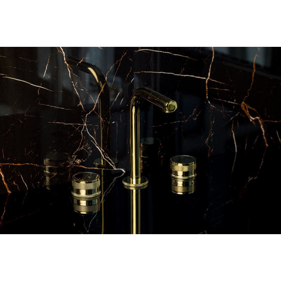 Смеситель для раковины Boheme Prestige 152-G-PR, золото - фото 3