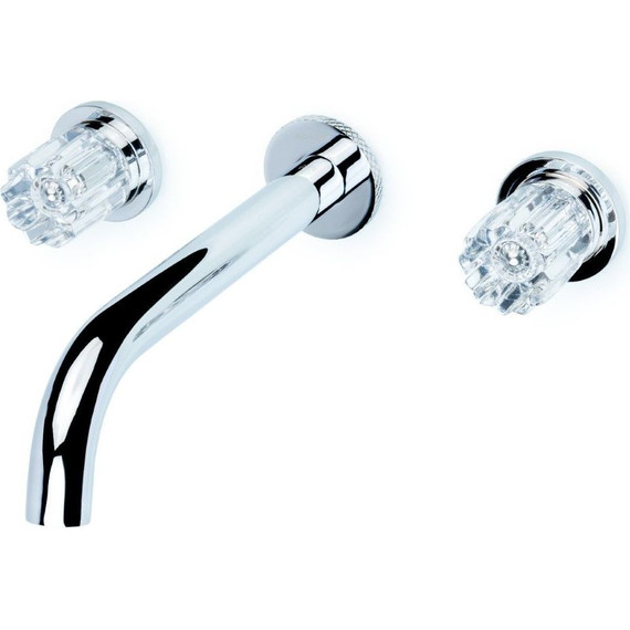 Смеситель для раковины настенный Boheme Elegante 152-2-CR-EL, chrome - фото 