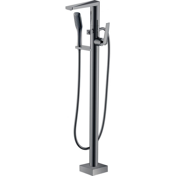 Смеситель для ванны Boheme Venturo 379-SGM, shine gun metal - фото 