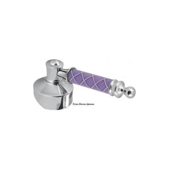 Смеситель для душа Boheme Vogue Crome 224-MR-V, хром/фиолетовый - фото 2